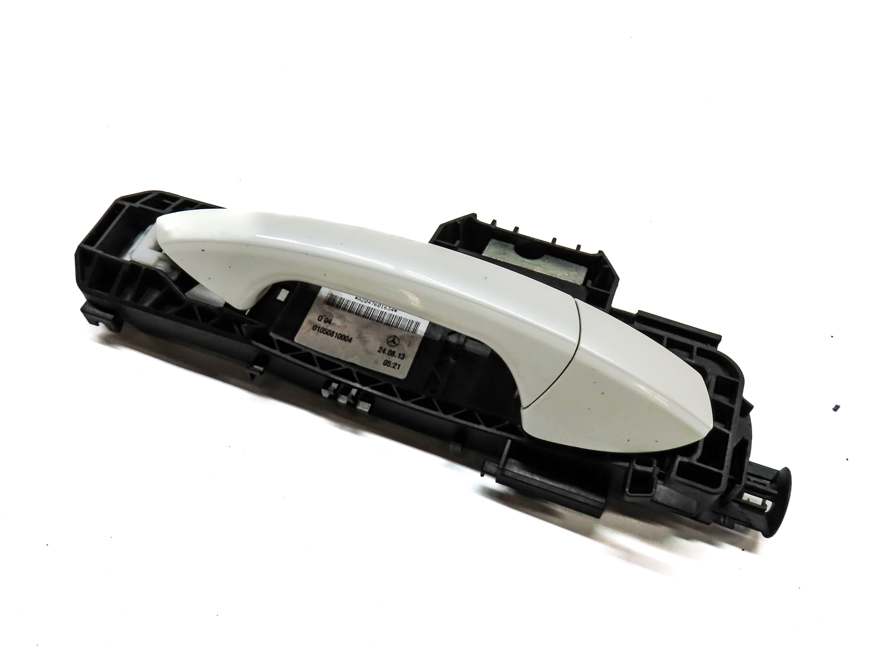 08-17 MERCEDES C E GL ML (W204 W212 W166 X166) FRONT RIGHT DOOR HANDLE (White) — exact item pictured